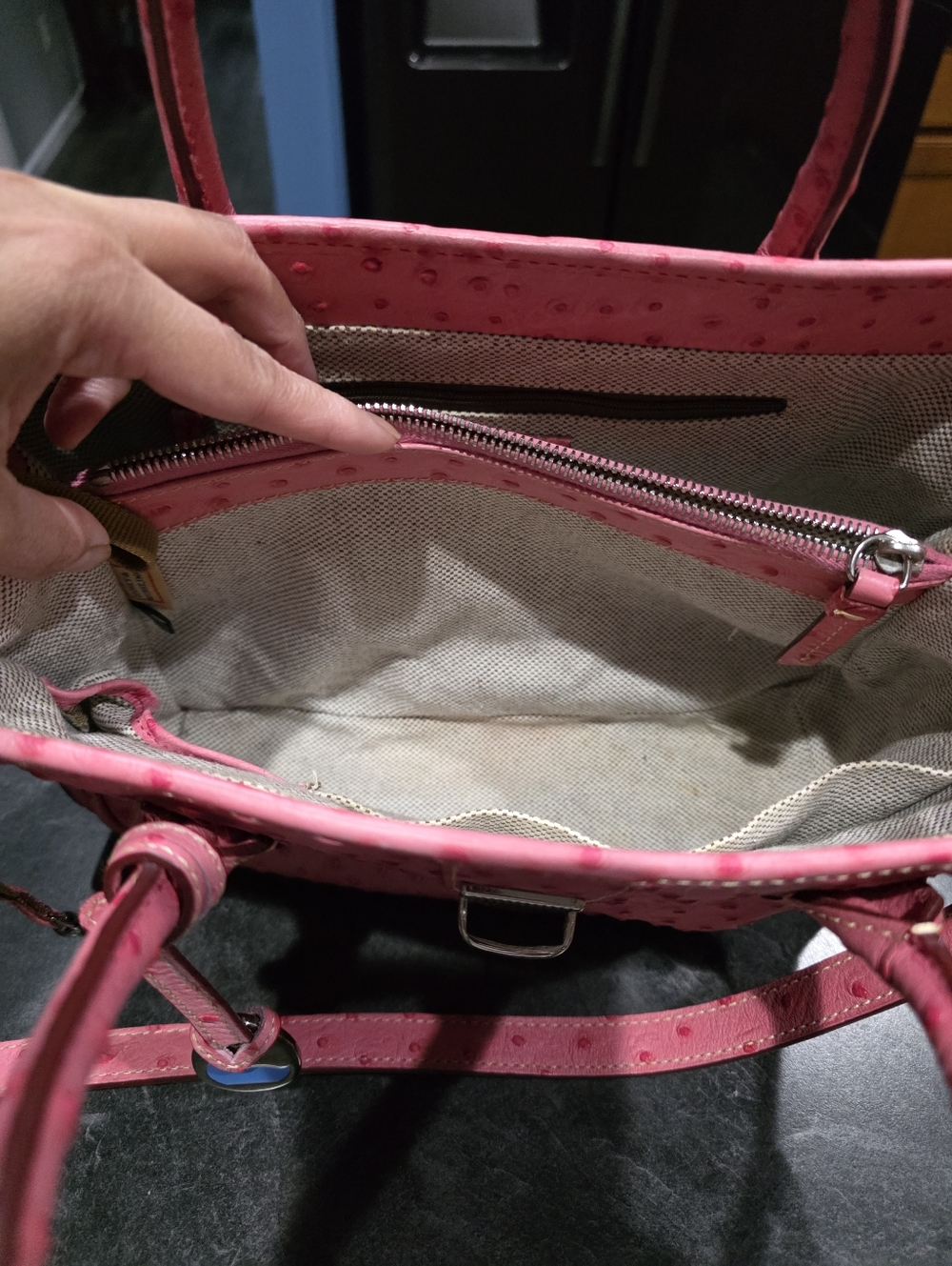 Vintage Dooney And Bourke Pink Purse - Picture 6 of 12